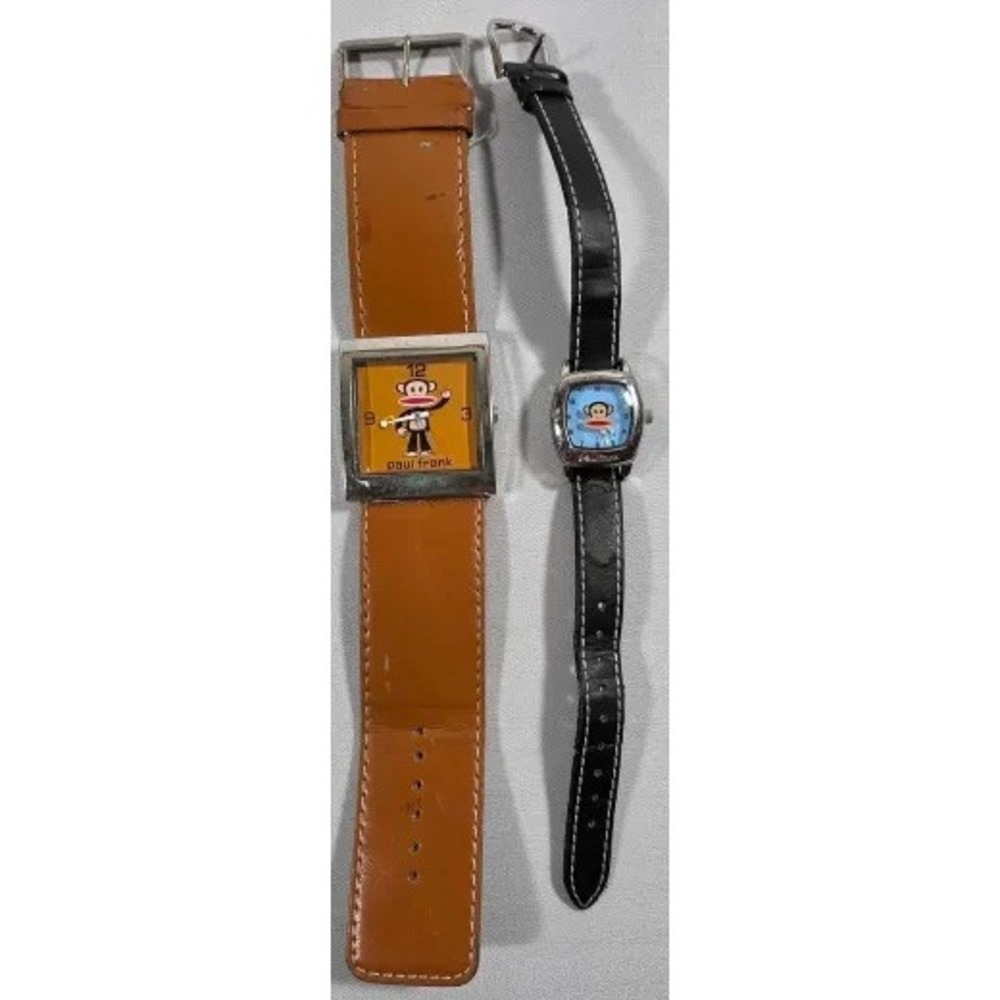 Paul Frank Julius Monkey Watch Lot of 2 - Rare - Y2K - Parts